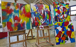 6 month abstract painting weekends