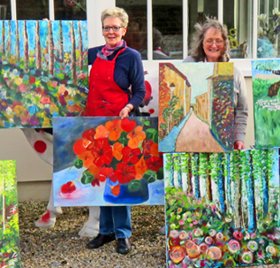 Begin impressionism painting weekends
