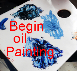 Begin oils painting weekend