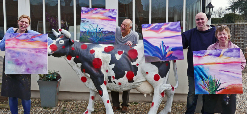 Begin oils painting weekend JoeDaisy Studio