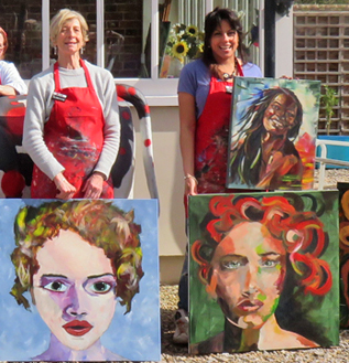 creative portrait painting weekends