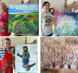 Improve acrylic painting weekends