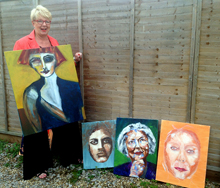 Improve portraits painting weekend