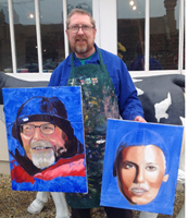 Oil portraits painting weekend