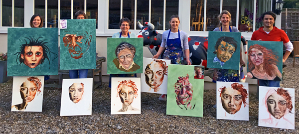 Begin portraits in oils painting weekends